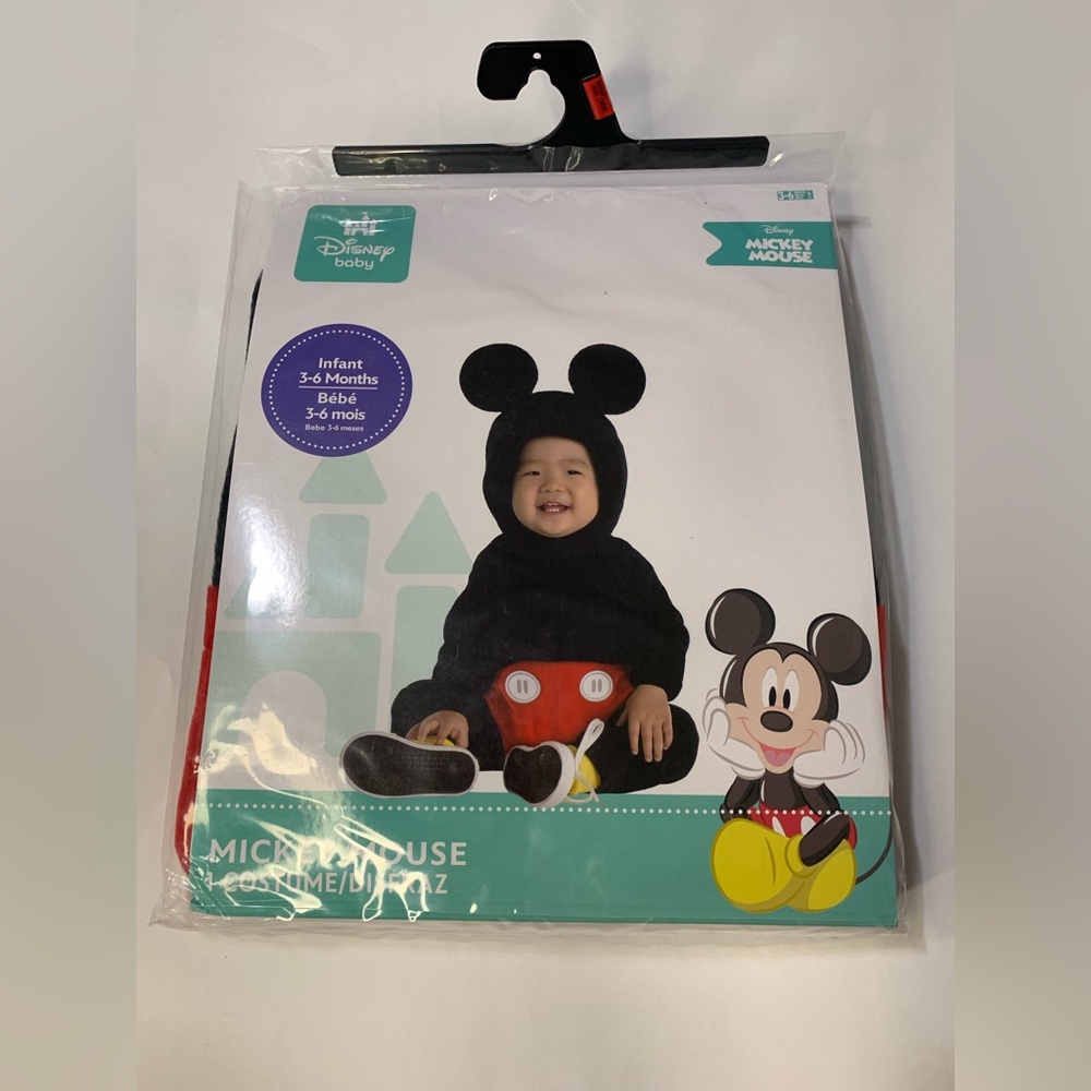 Disney Baby Mickey Mouse Costume - Black and Red